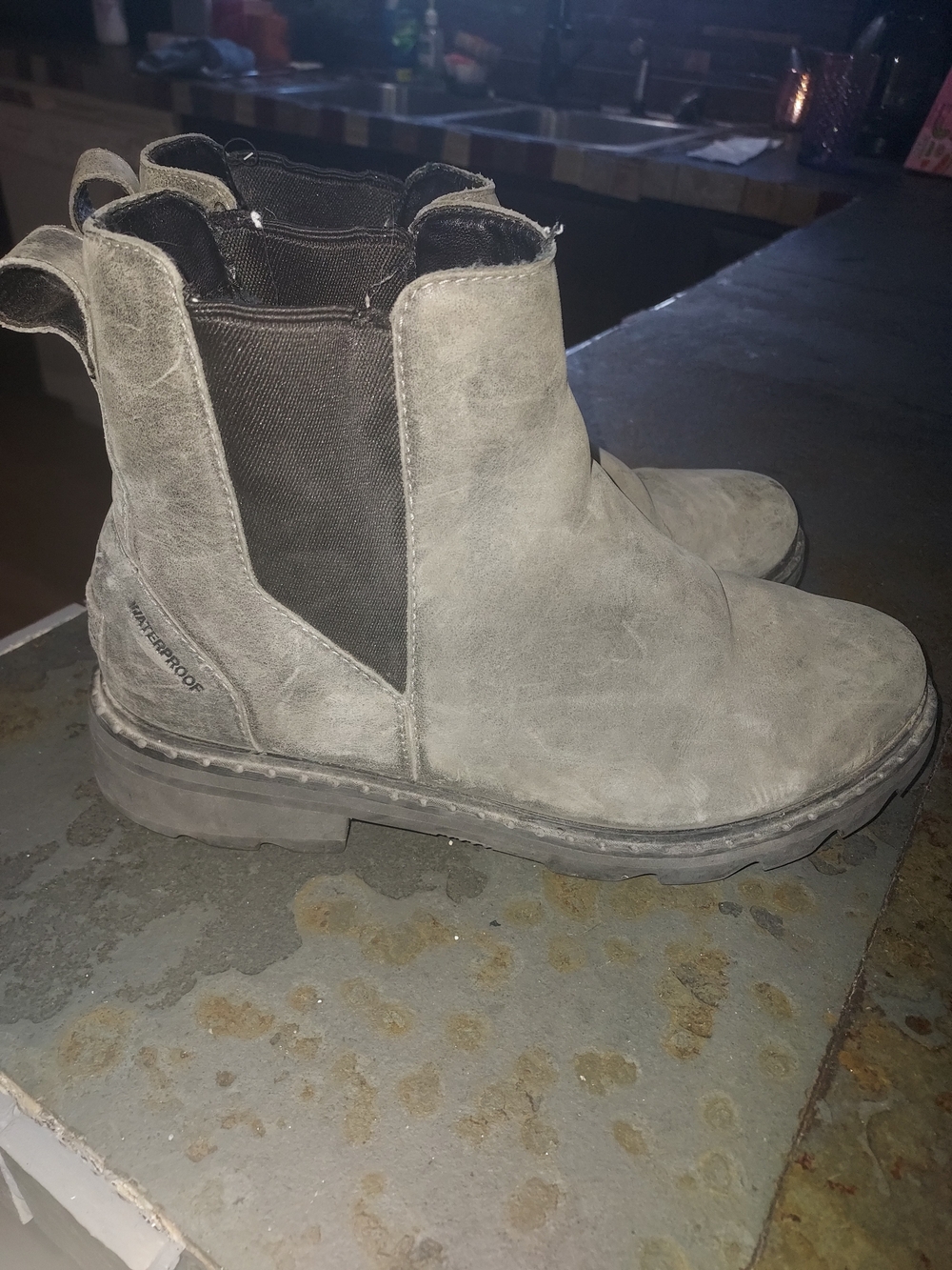 Sorel Gray Chelsea Boots Waterproof